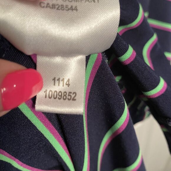 FootJoy Shirt Mens Extra Large Performance Polo Golf Purple Navy Green XL - Picture 8 of 9